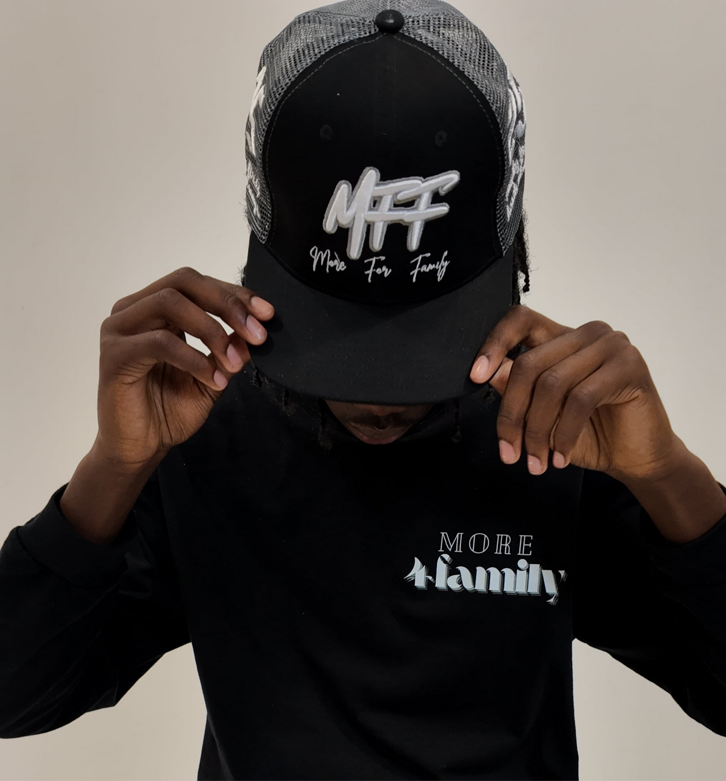 MFF 25 FFHA Hat - Black/Smoke Grey